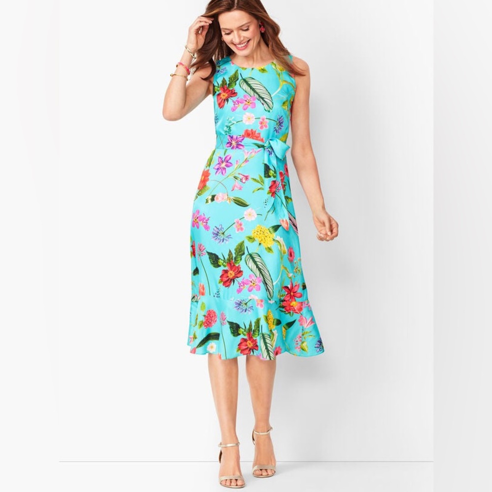 RSVP by Talbots Floral Midi Dress